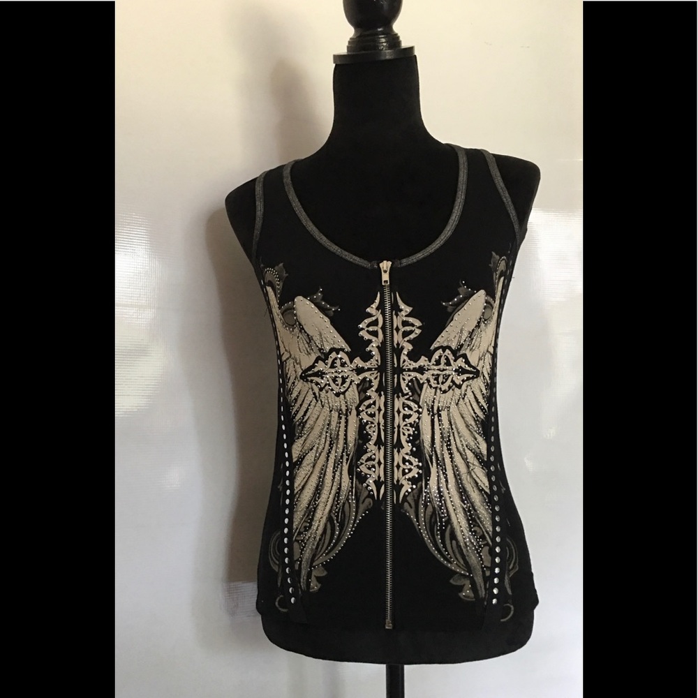 **SOLD**Black Harley Davidson-look tank**SOLD**